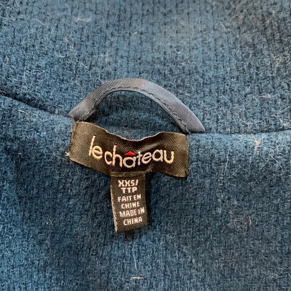 Le Chateau wool and polyester pea coat. - Picture 4 of 6